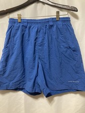 Columbia Men's Bathing Suit S Blue Omni-shade Drawstring mesh lining