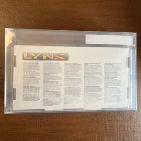 1991 Atari Lynx II 2 Console Sealed Graded VGA 85+ LRB Seal 5 Languages