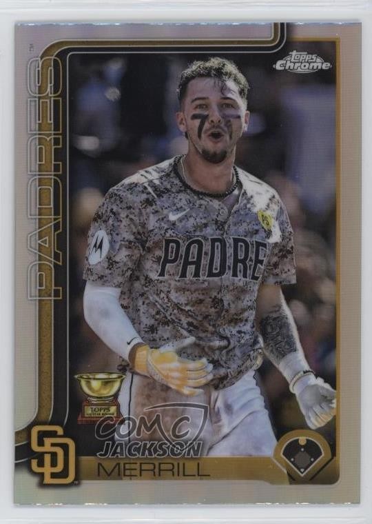 2025 Topps Chrome Image Variation SP Image Variation Jackson Merrill #61 1cz0