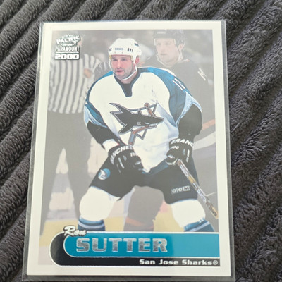 Pacific 1999-00 Paramount Base Set Ron Sutter #211 San Jose Sharks