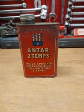 ancien bidon huile vide antar 2 temps moto 2t