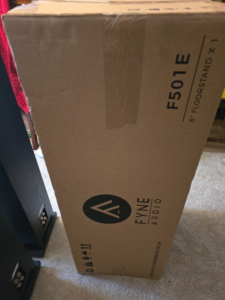 Fyne Audio 501e Floorstanding High-End Loudspeakers 10 Months Old | eBay UK