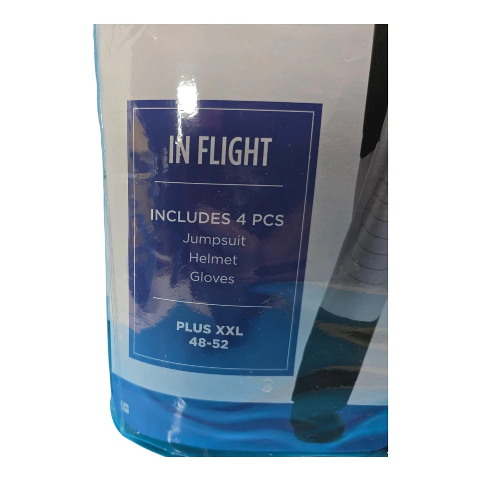 Traje de salto de astronauta americano en vuelo accesorio de disfraz para adulto talla grande XXL 48-52 Foto 3 de 4