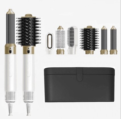 6 In 1 Haarbürste Haarstyler, Airstyler, Lockenstab, Haarstyler, Weiss Mit Box