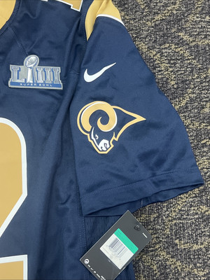 New Rare Brandin Cooks Rams Super Bowl Mens Navy XL Game Nike