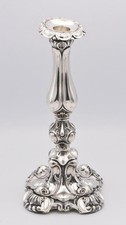Kerzenleuchter Kerzenhalter Kandelaber 1 flammig antik in 13 Lot Silber H: 24 cm
