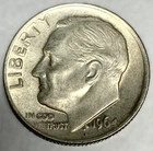 1964-D Roosevelt Dime - Circulated Condition - 90% Silver - US Coin - 3155