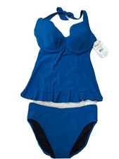 NWT Profile by Gottex 2pc Tankini Women  s Swimsuit Sz 36D 10 142