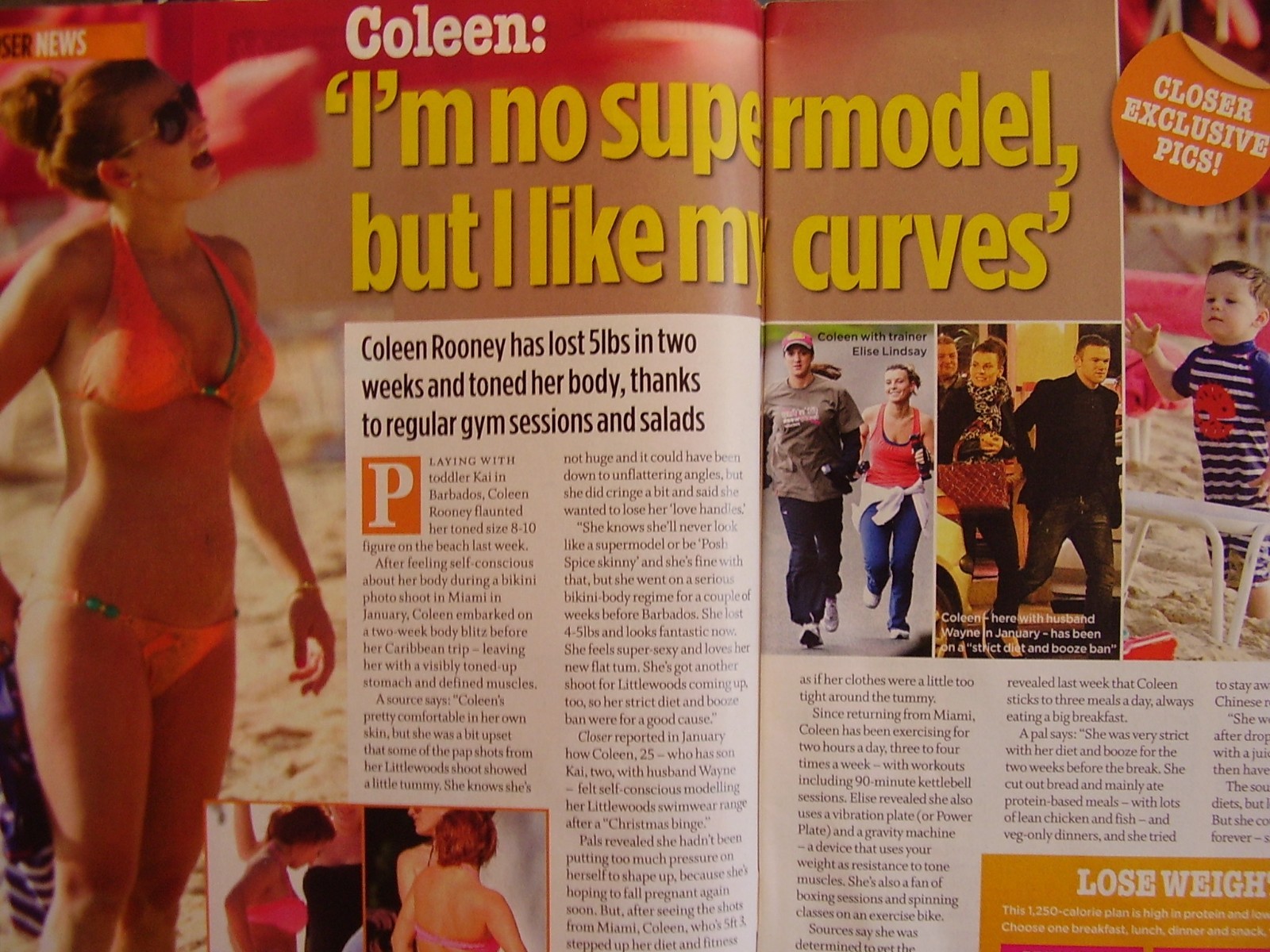 CLOSER TV MAG MARCH 2012 # 484 ANGELINA JOLIE KYM MARSH JORDAN BRADLEY COOPER thumbnail 2