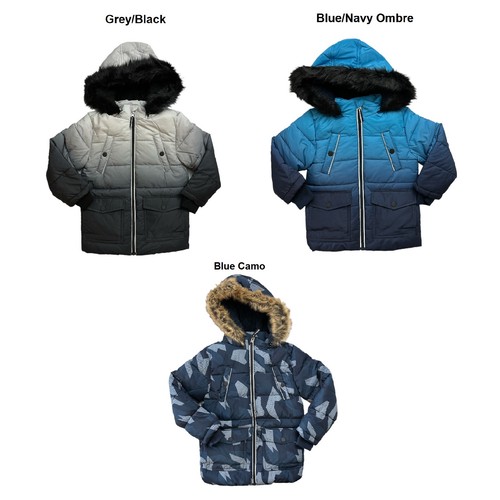 Member's Mark Boy's Wind Resistant Hooded Favorite Puffer Jacket