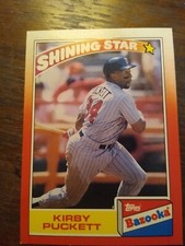 1990 Topps Bazooka Baseball Card #7 Kirby Puckett Minnesota Twins