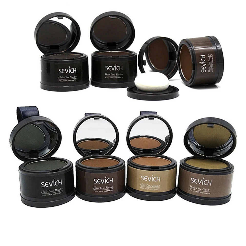 Relleno de línea de cabello impermeable EE. UU. Relleno Polvo Línea del cabello Cubrimiento instantáneo Sombra Foto 2 de 4