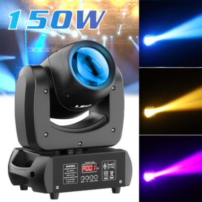 150W LED Moving Head Light Gobo Color Beam Stage DMX Spot Lighting DJ Disco Club
