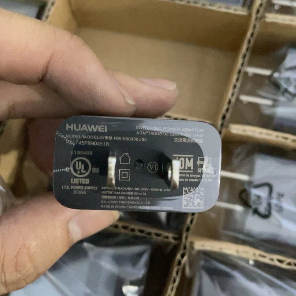Adaptador Cargador Rápido Original HUAWEI 18W USB C a C para Teléfono Universal Foto 3 de 4