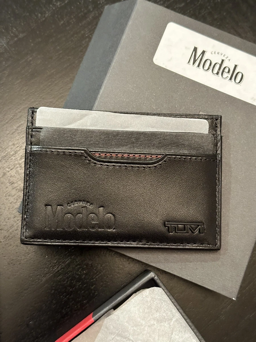 Tumi delta top leather wallet
