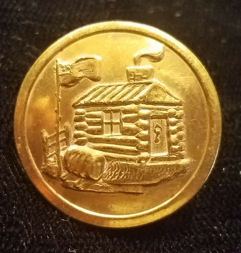 PRE CIVIL WAR WILLIAM HENRY HARRISON CAMPAIGN OF 1840 BUTTON ALBERTS# PC-154-A