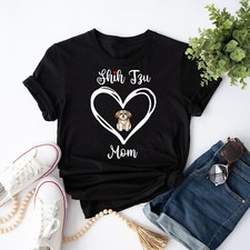 Shih Tzu Mama I Love My Shih Tzu Mom Women Girls T-Shirt