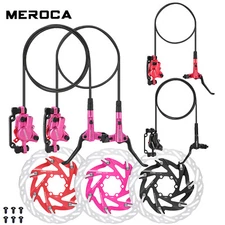 MEROCA MTB Bike Hydraulic Disc Brake 2-Piston Front/Rear 800/1400mm +160mm Rotor