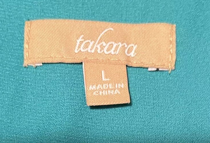 Casual Modern Top Seasonal Green Takara Women’s Blouse Zipper Pocket Comfy Fit