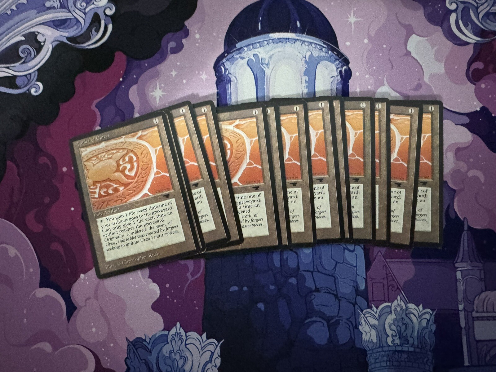 *** Tablet of Epityr *** MTG - Antiquities Near Mint Vintage Magic Play Set-image