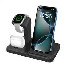 3in1 USB-C Fast Charger Stand Dock Charging Station For Apple Watch 9 iPhone 16