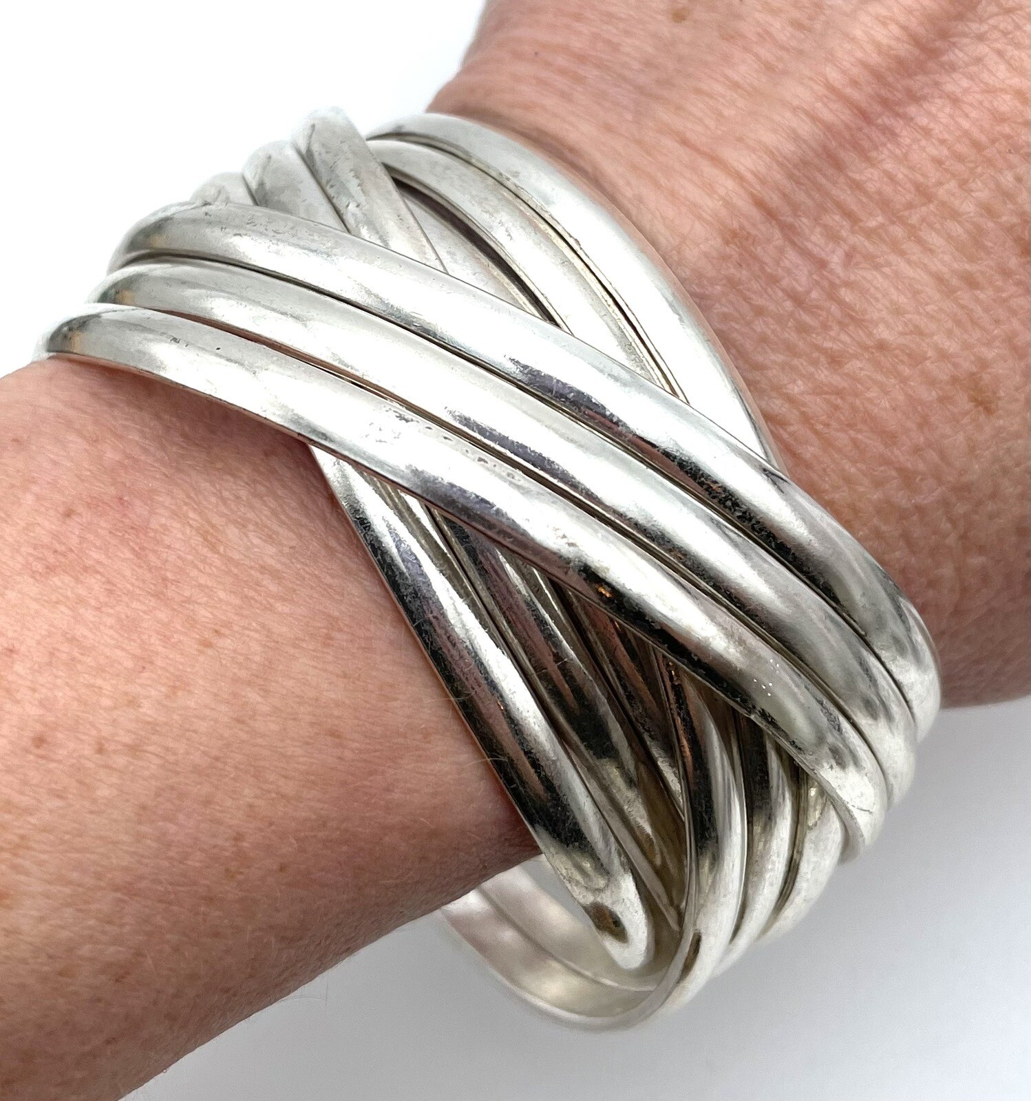 Interlocking Bangle Bracelet Set 9 Bracelet Desig… - image 1