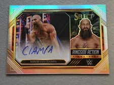 wwe TOMMASO CIAMPA 2023 PANINI SILVER SELECT RINGSIDE ACTION SIGNATURES AUTO