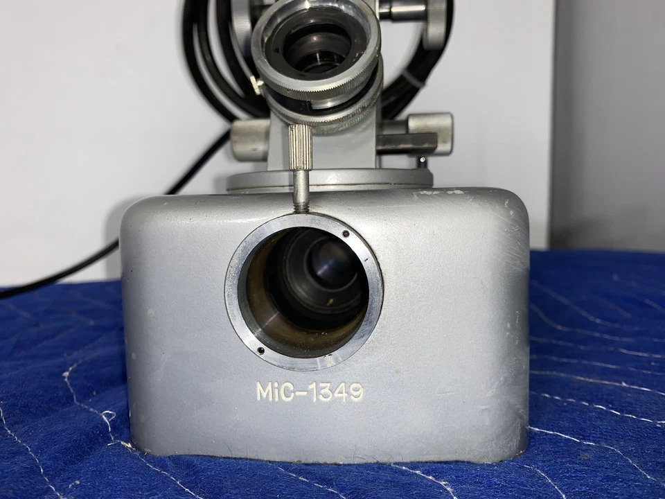  Microscopio compuesto invertido vintage Unitron Japón MiC-1349 Foto 4 de 4