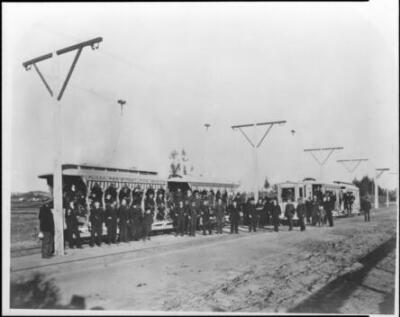 Los Angeles First Electric Railroad From Plaza To Pico Heights 18 - Old Photo