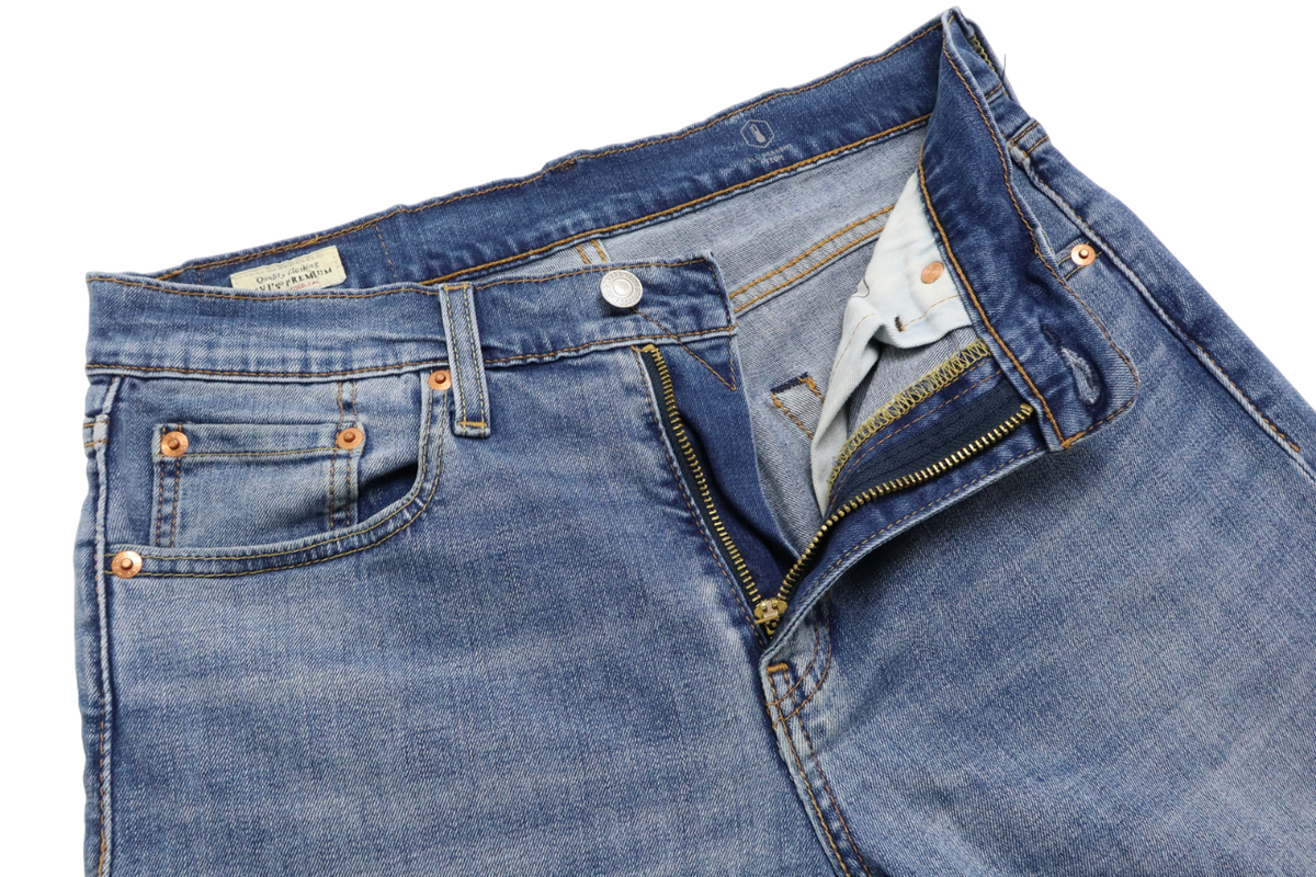 Jeans Levi's 502 Tapered Homme - Taille W30 L30, Stretch, Sans Eau - Occasion Très Bon état