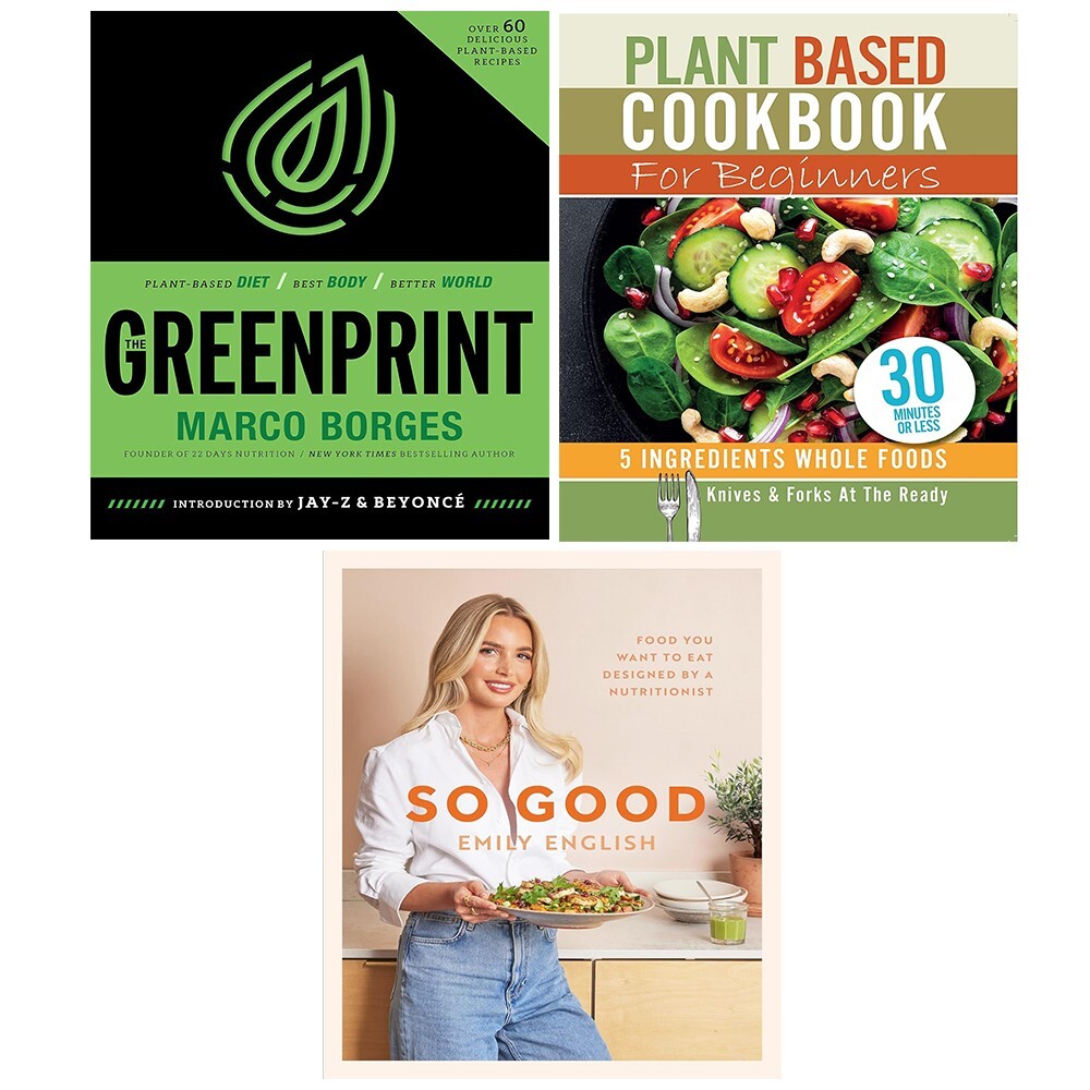 So Good Emily (HB), Greenprint, Plant Based Cookbook For Beginners 3 Books Set
