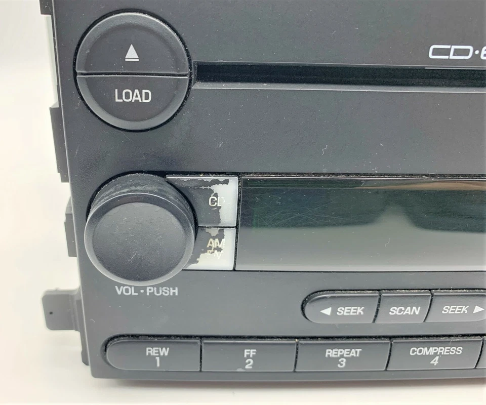 OEM 04-07 Mercury Monterey Montego AM FM Receptor MP3 6 Reproductor Cambiador Foto 3 de 4