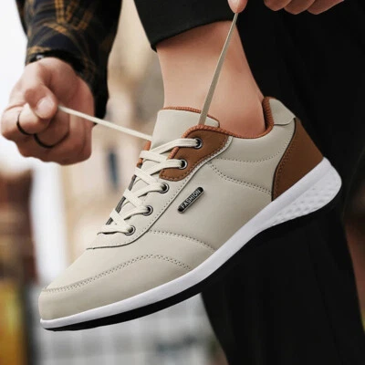 Chaussures de Sport respirant hommes baskets  antidérapantes de qualité. - Photo 1/4