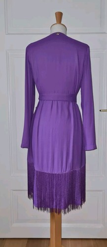 TWINSET Milano Gr 40 Kleid aus Krepp mit Fransen NEU NP 319€ - Bild 9 von 9