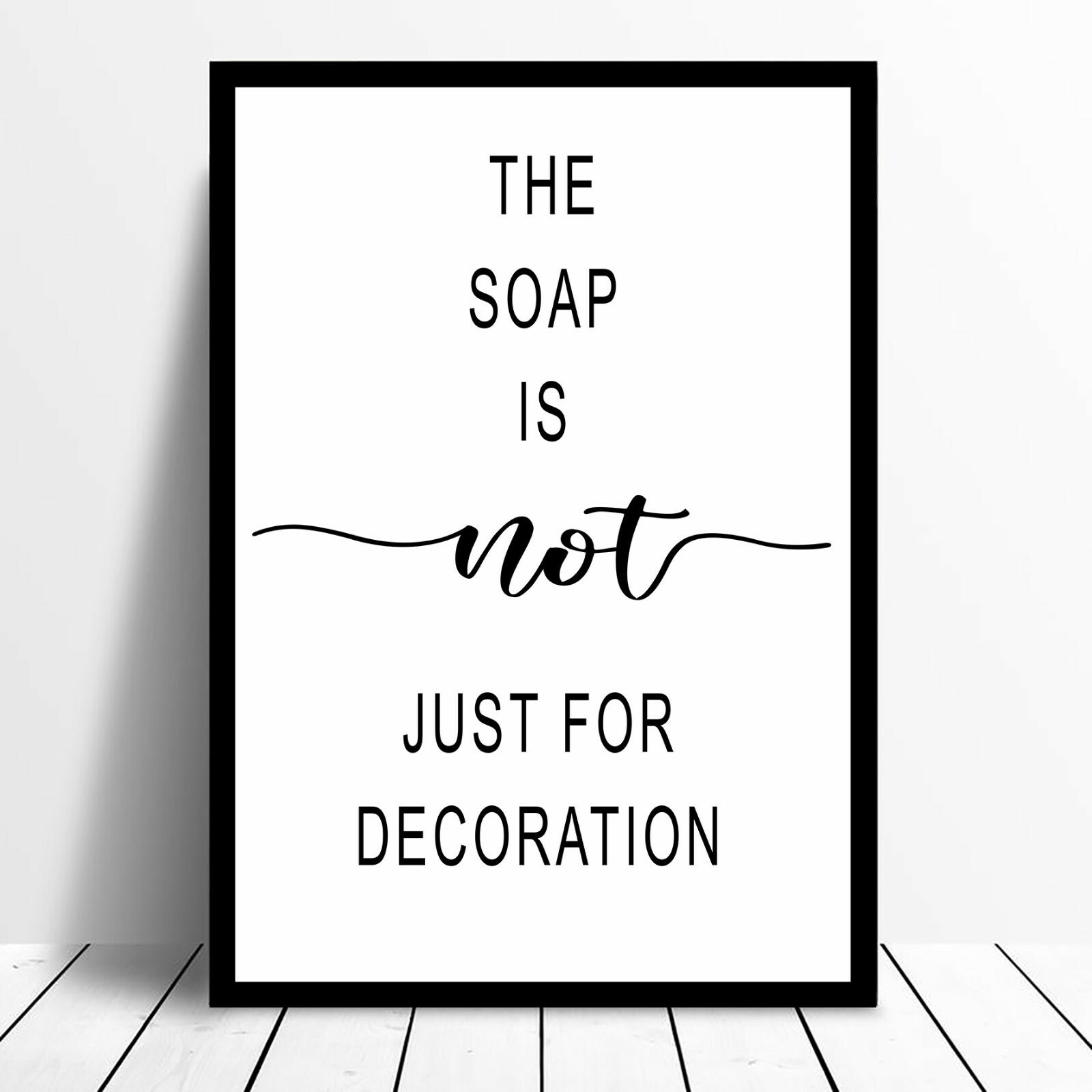 Bathroom Poster Prints Funny Minimalist Wall Toilet Quotes A2 A3 A4