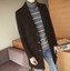 thumbnail 16  - Men Lapel Woolen Trench Coat Slim Casual Single-breasted Business Jacket Outwear