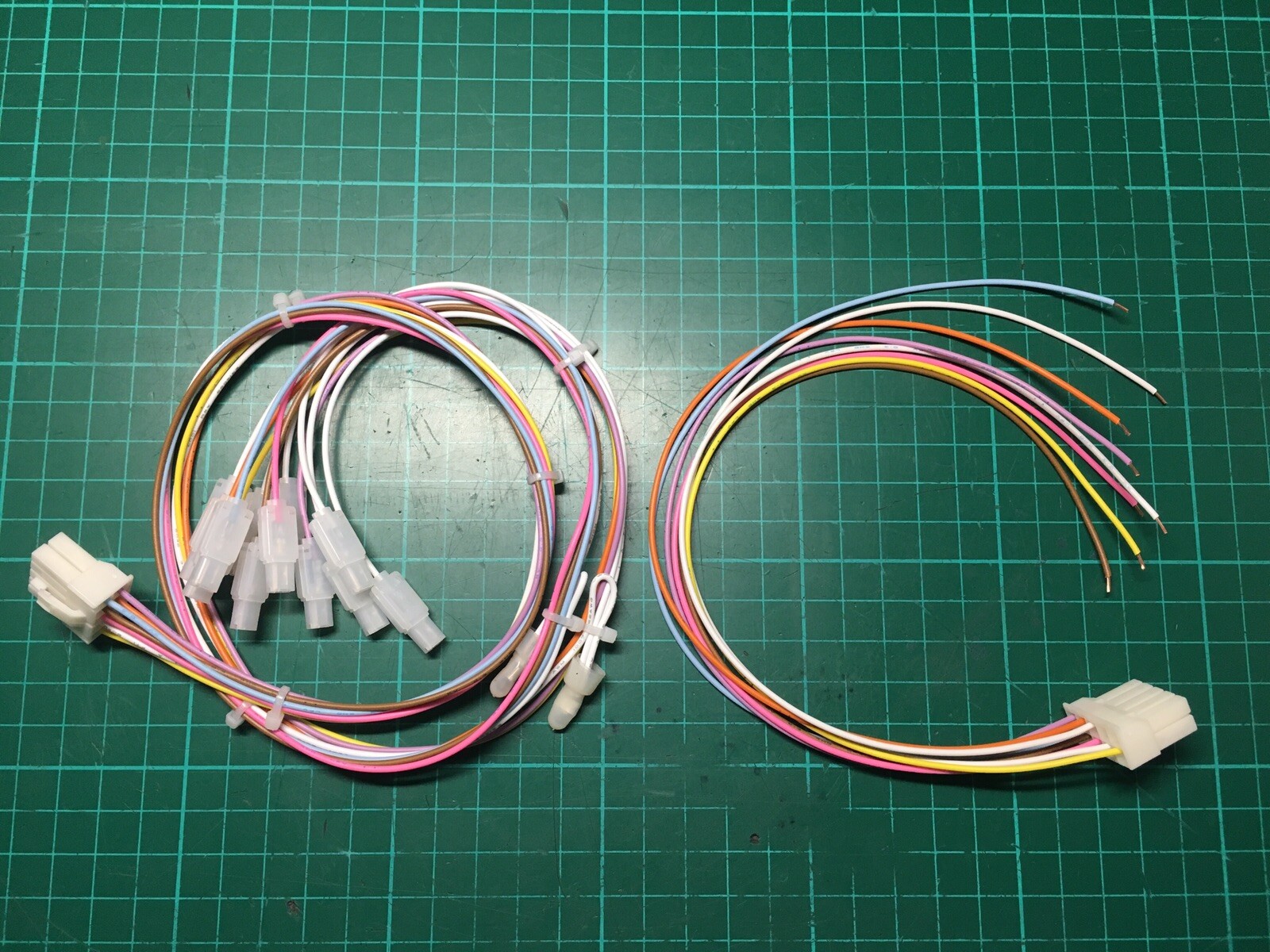 Câblage Kick Harness Panel avec PCB Sega Astro City vers Jamma ASD