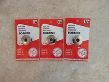 New Susan Bates Sewing Machine Bobbins Lot of 3 #9541 Silver Tools