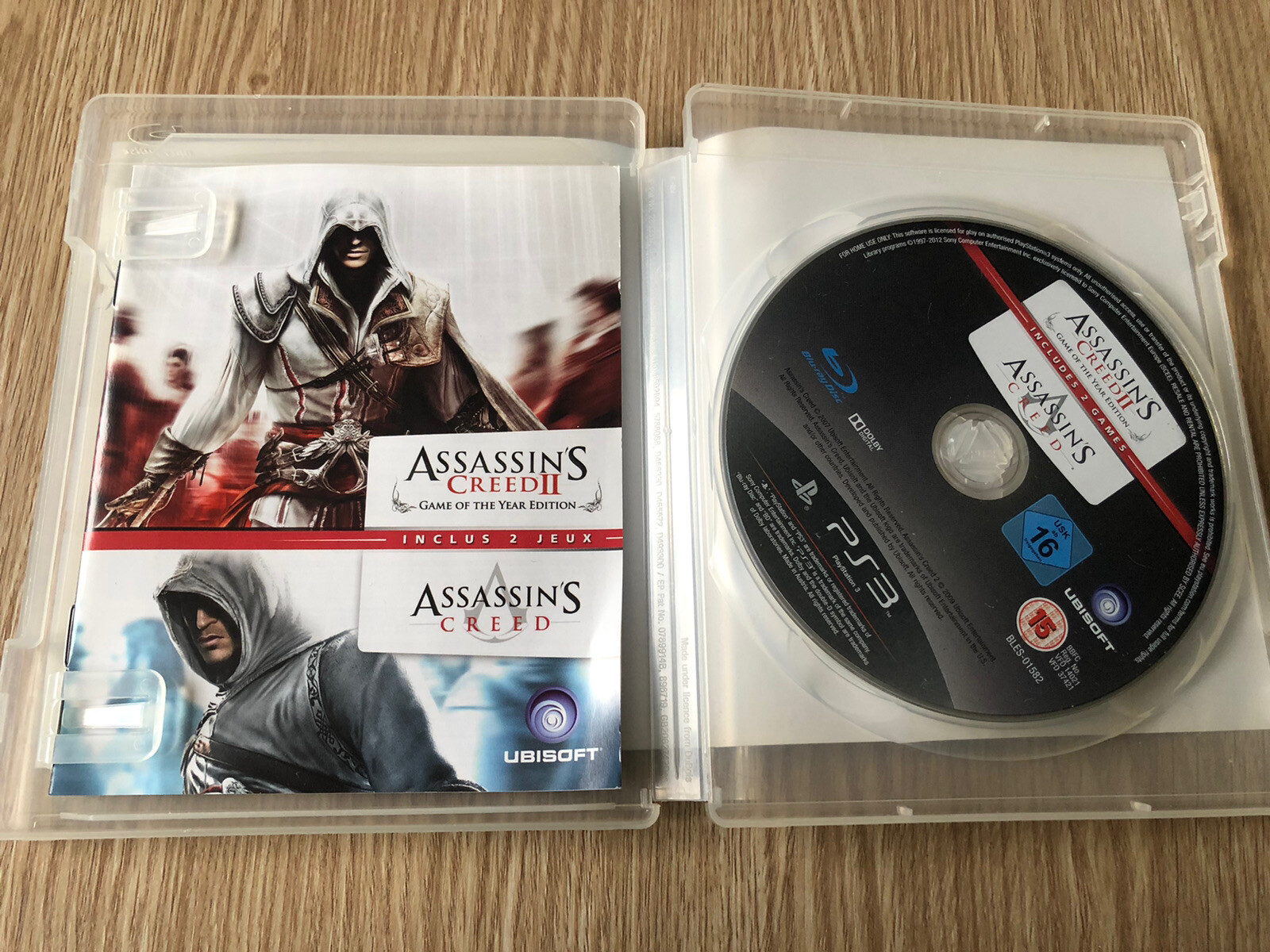 BIPACK LOT DE 2 JEUX ASSASSIN CREED II GAME OF THE YEAR + ASSASSIN’S ...