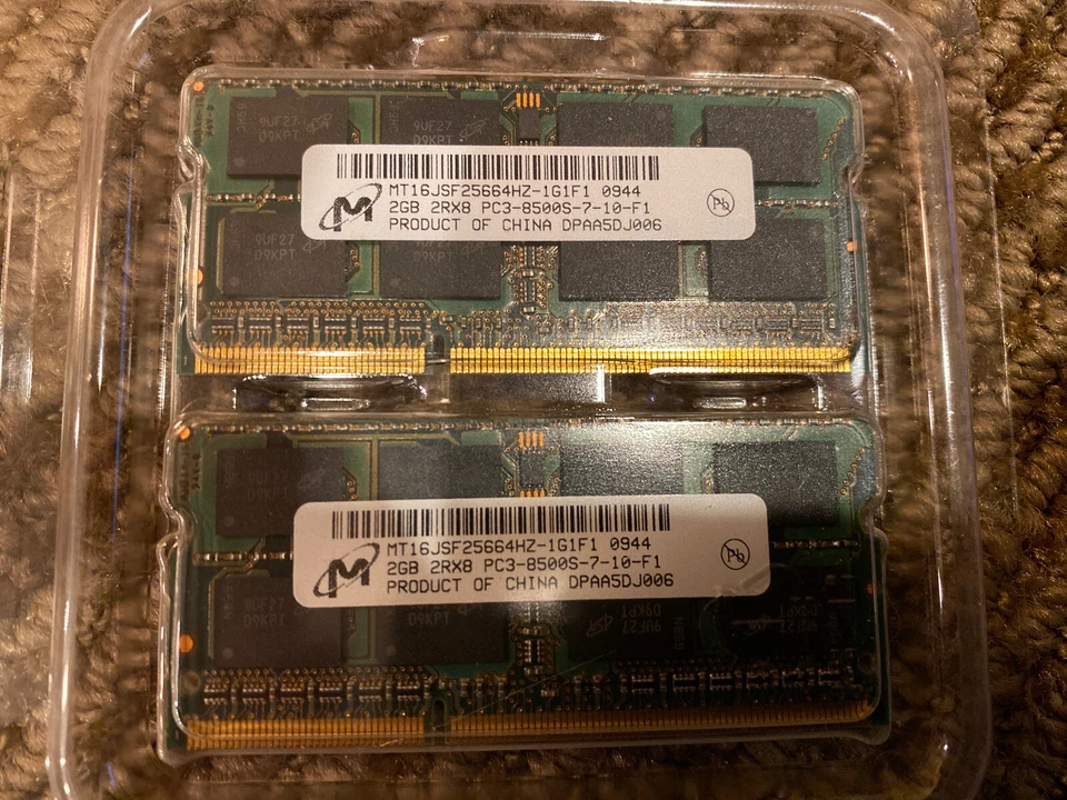 4GB PC3-8500S Apple iMac Memory - 2x 2GB DIMMs - Image 2 of 2