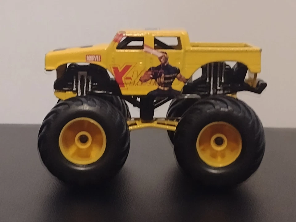 Muscle Machines Marvel X-Men Yellow Monster Truck 1:64 Scale - Image 2 of 4