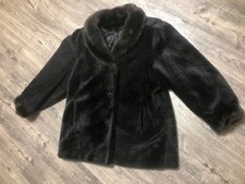 Vintage Hillmoor New York Union Made Women's Coat Size Measured Fur