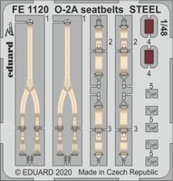 MW22 Eduard FE1120 O-2A Seatbelts Steel 1/48 Zoom SET For ICM