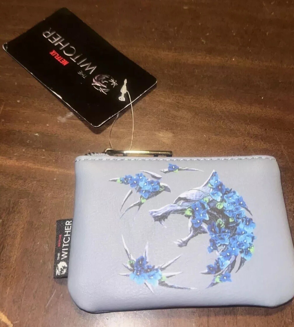 The Witcher Floral Sigil Coin Purse - BoxLunch Exclusive. New
