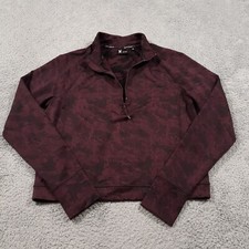 Spyder Active Sweatshirt 1/2 Zip Pullover Outdoor Womens Medium Maroon