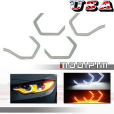 For BMW Concept M4 Iconic Style Switchback 540-SMD LED Angel Eye Headlight Kit