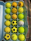36 Golf Balls colors Orange Red Yellow Mix For Use Or For Collectors Good Condit — photo 2