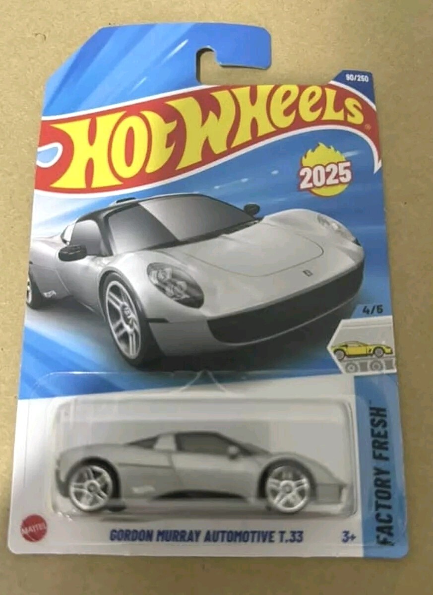 Hot Wheels 2025 Case D Gordon Murray Automotive T.33 Factory Fresh