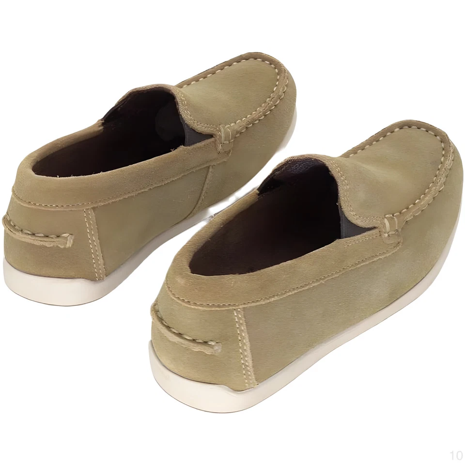 Florsheim Niño Jaspe Venetian Jr. (Niño Pequeño/Niño Pequeño/Niño Grande) Gamuza Caqui 3.5 Foto 2 de 4