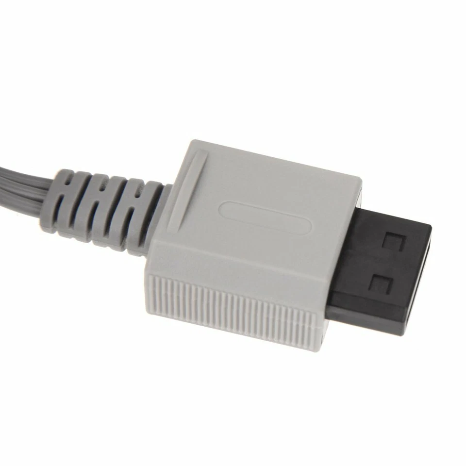 For Nintendo Wii / Wii U Cable - RCA AV Composite Cord Adapter Audio Video - Image 4 of 4